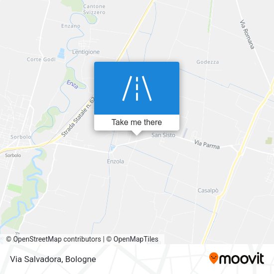 Via Salvadora map