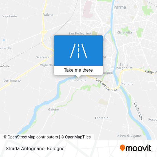Strada Antognano map