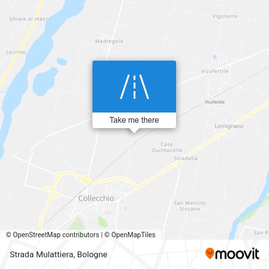 Strada Mulattiera map
