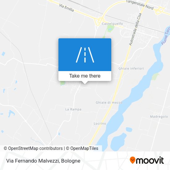 Via Fernando Malvezzi map