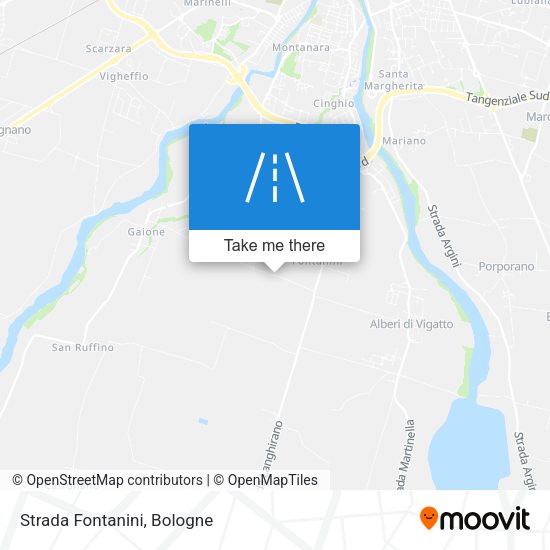 Strada Fontanini map