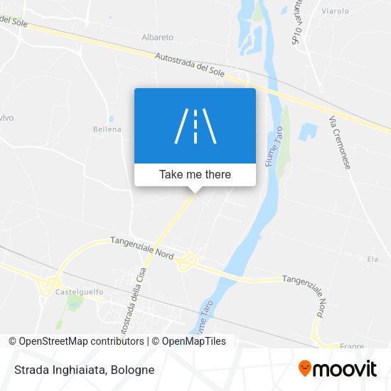 Strada Inghiaiata map