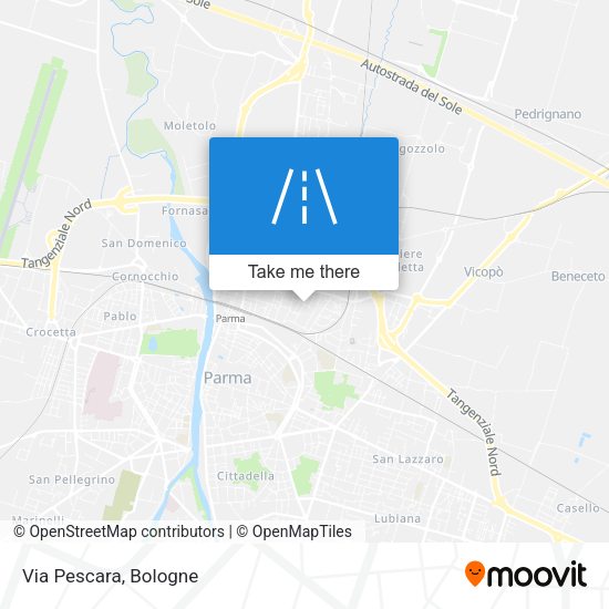 Via Pescara map