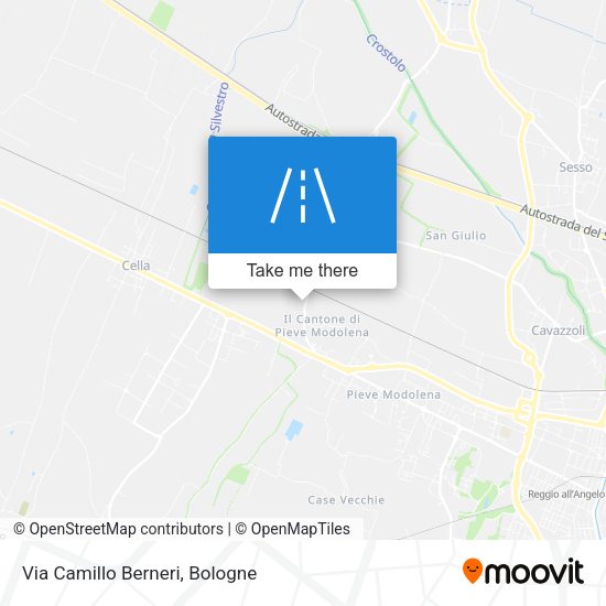 Via Camillo Berneri map