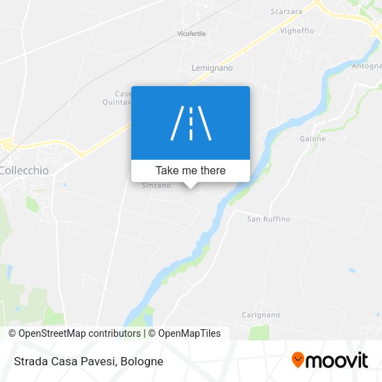 Strada Casa Pavesi map