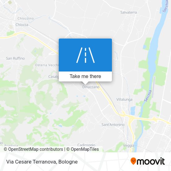Via Cesare Terranova map