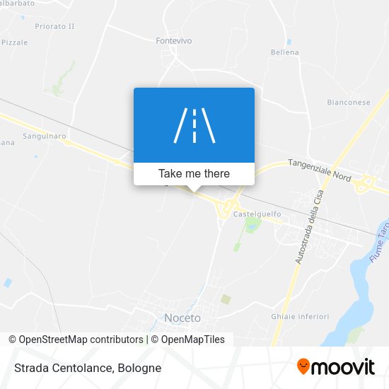 Strada Centolance map