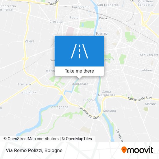 Via Remo Polizzi map