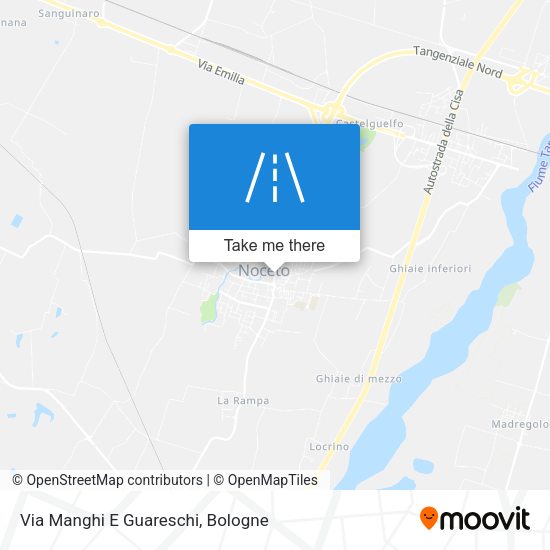 Via Manghi E Guareschi map