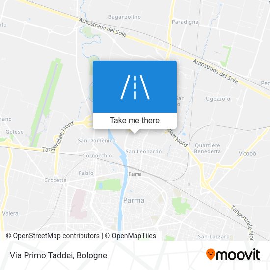 Via Primo Taddei map