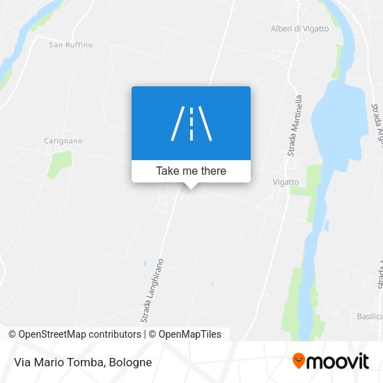 Via Mario Tomba map