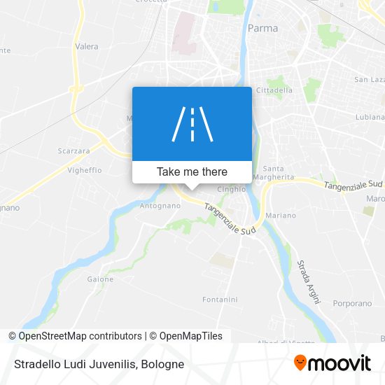 Stradello Ludi Juvenilis map