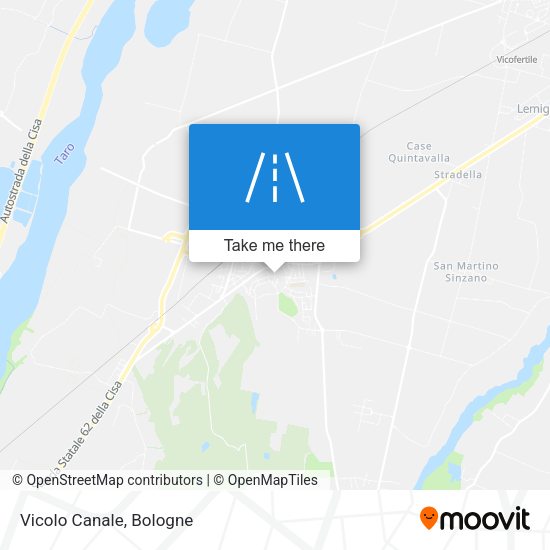 Vicolo Canale map
