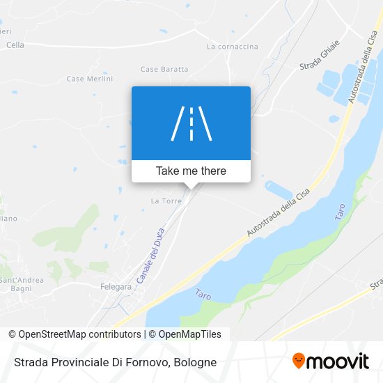 Strada Provinciale Di Fornovo map