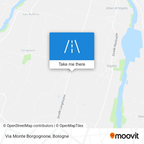 Via Monte Borgognone map