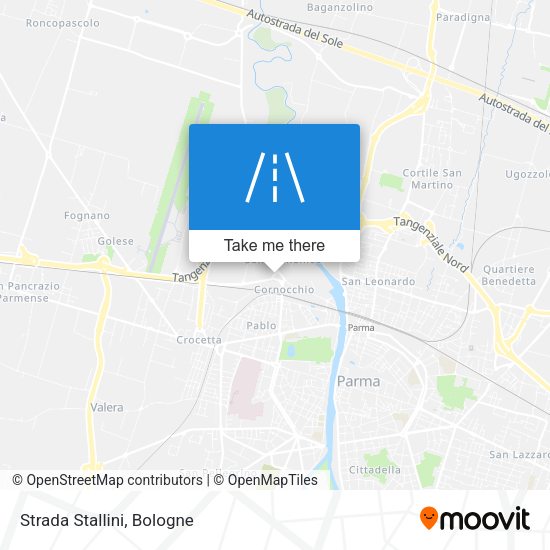 Strada Stallini map
