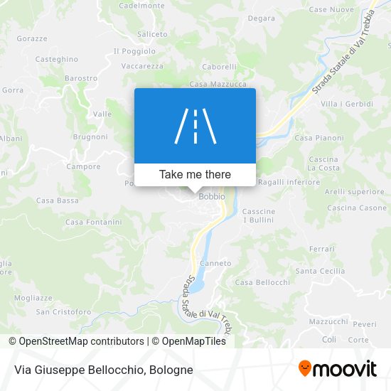 Via Giuseppe Bellocchio map