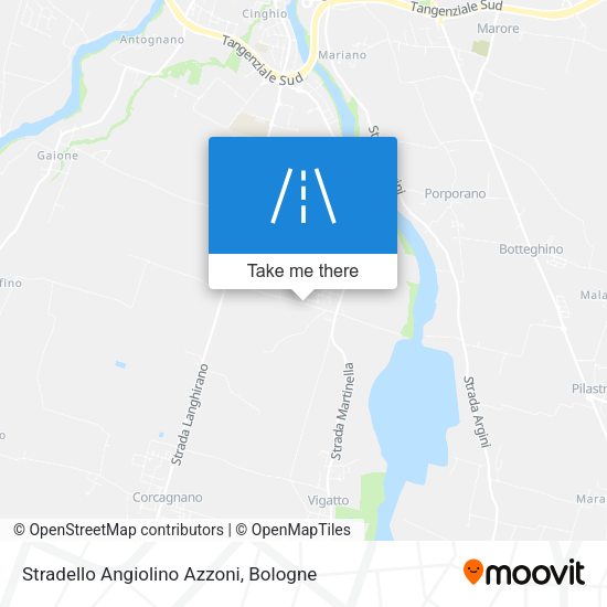 Stradello Angiolino Azzoni map