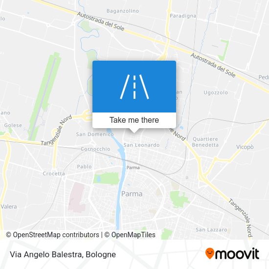 Via Angelo Balestra map