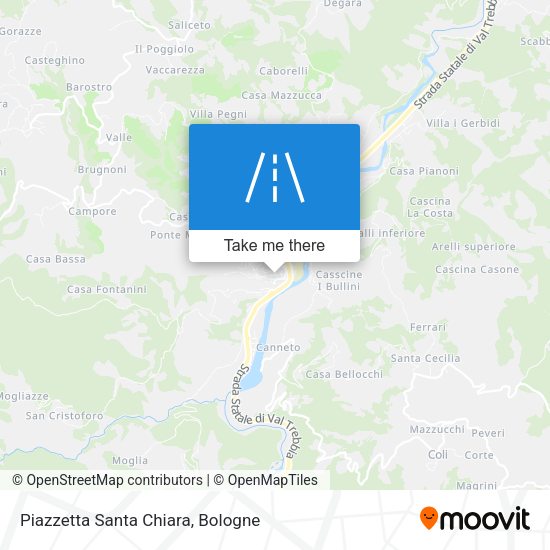 Piazzetta Santa Chiara map