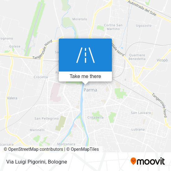 Via Luigi Pigorini map
