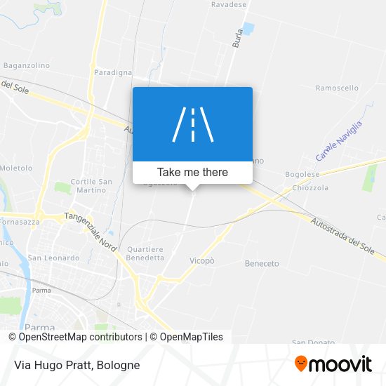 Via Hugo Pratt map