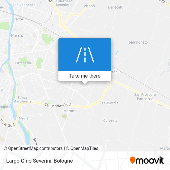 Largo Gino Severini map