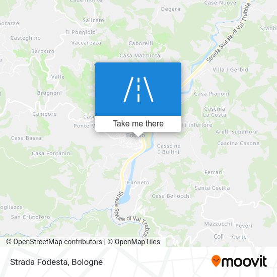 Strada Fodesta map