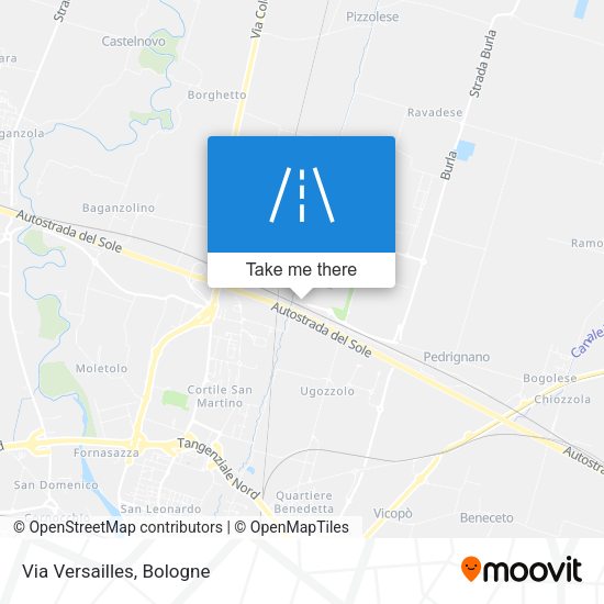 Via Versailles map