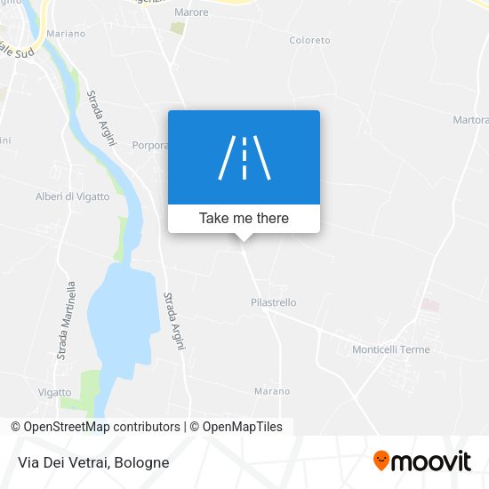 Via Dei Vetrai map