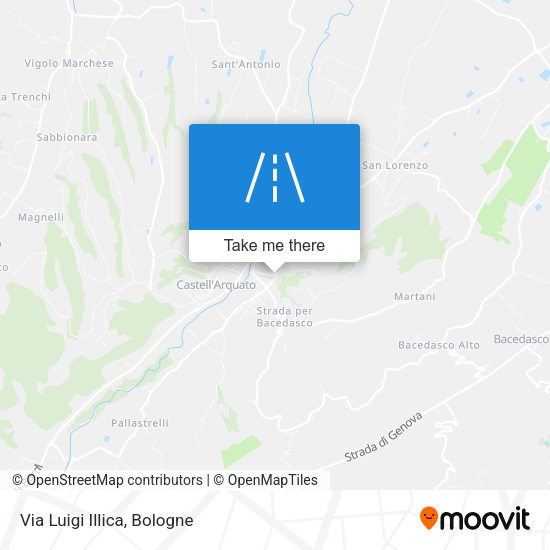 Via Luigi Illica map