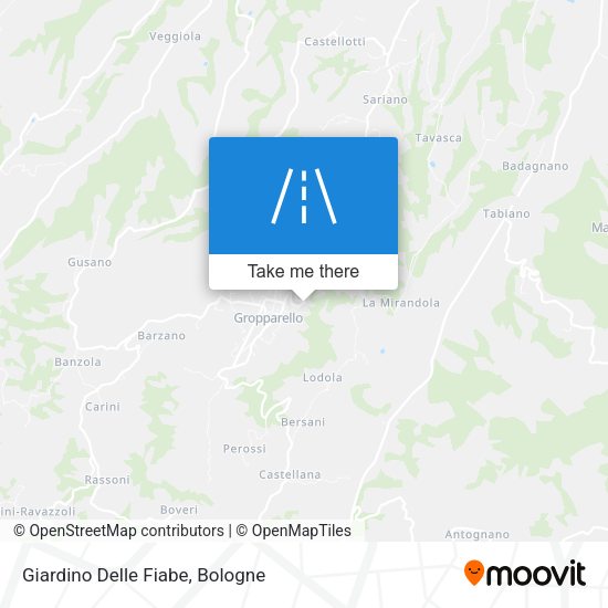 Giardino Delle Fiabe map