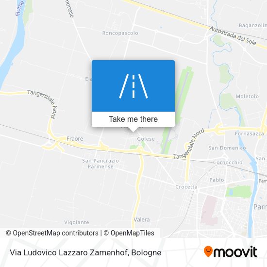 Via Ludovico Lazzaro Zamenhof map