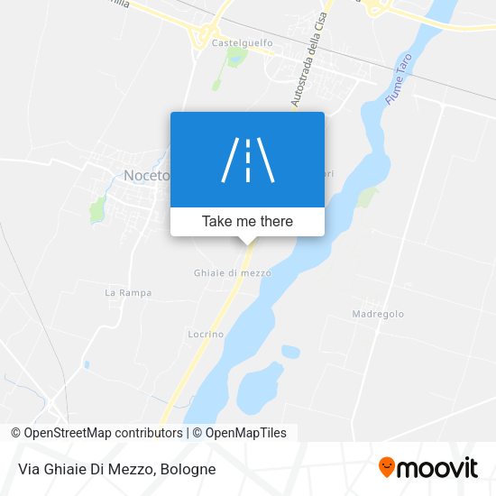 Via Ghiaie Di Mezzo map