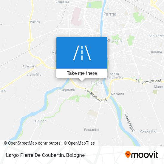Largo Pierre De Coubertin map