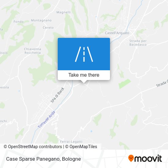 Case Sparse Panegano map