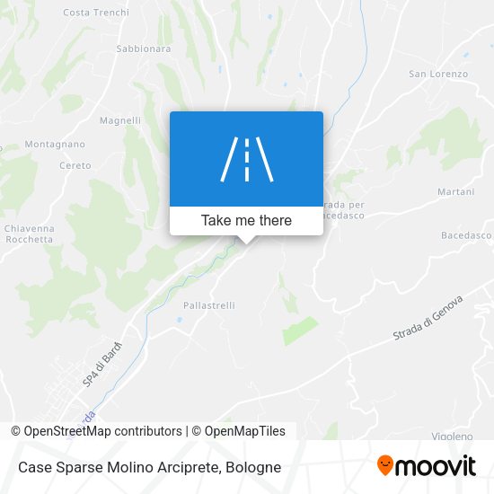 Case Sparse Molino Arciprete map