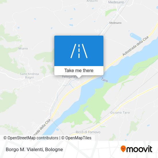 Borgo M. Vialenti map