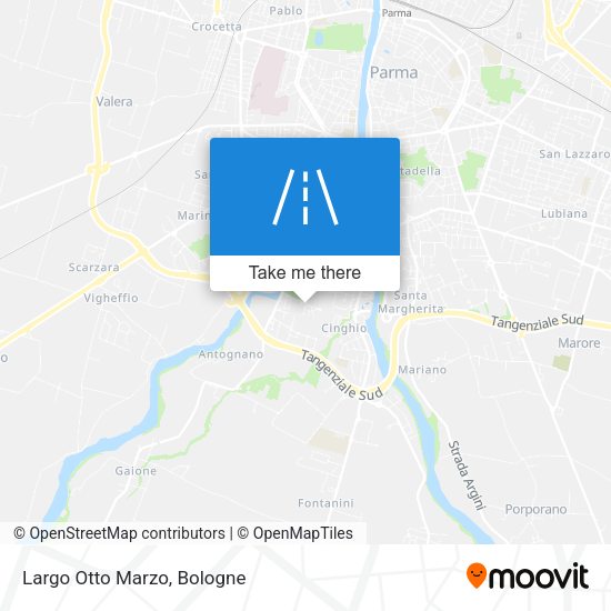 Largo Otto Marzo map