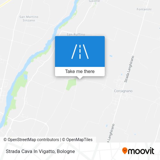 Strada Cava In Vigatto map