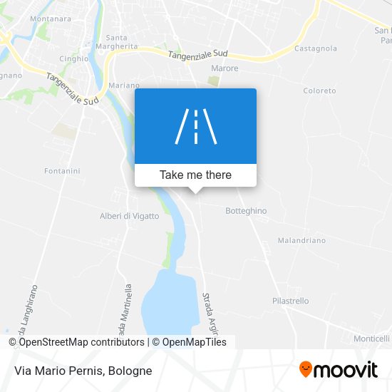 Via Mario Pernis map