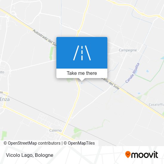 Vicolo Lago map