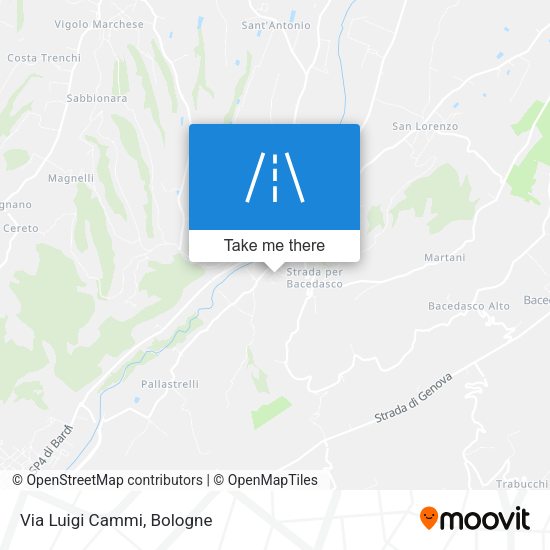 Via Luigi Cammi map
