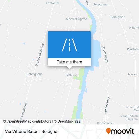 Via Vittorio Baroni map