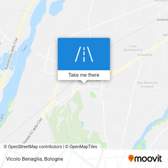 Vicolo Benaglia map