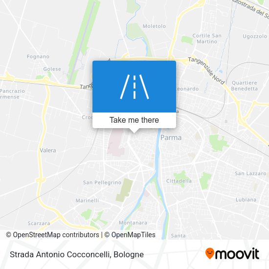 Strada Antonio Cocconcelli map