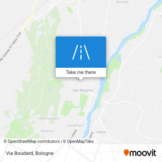 Via Boudard map