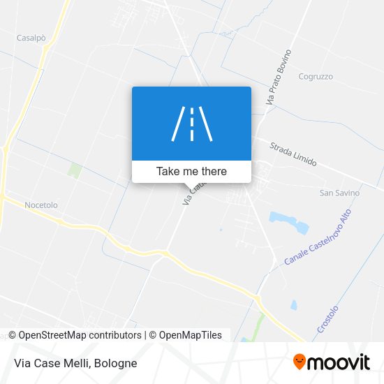 Via Case Melli map