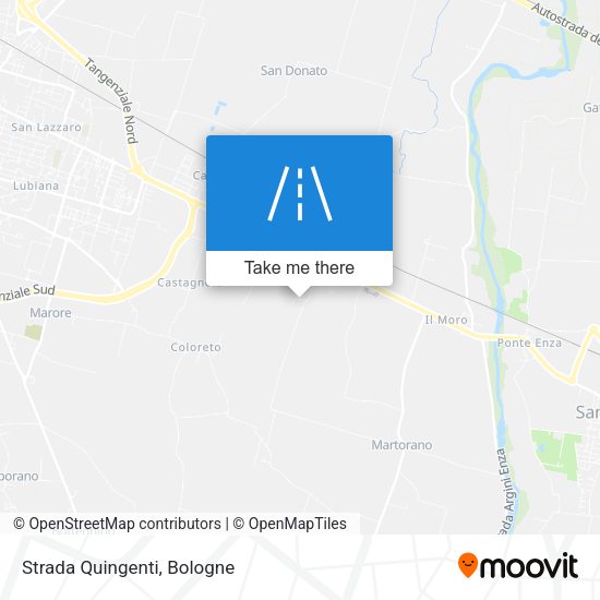 Strada Quingenti map