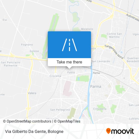 Via Gilberto Da Gente map